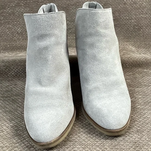 DV8 Dolce Vita Shai Women’s size 7 Grey Suede & Mixed Material Heeled Bootie EUC - Picture 10 of 16